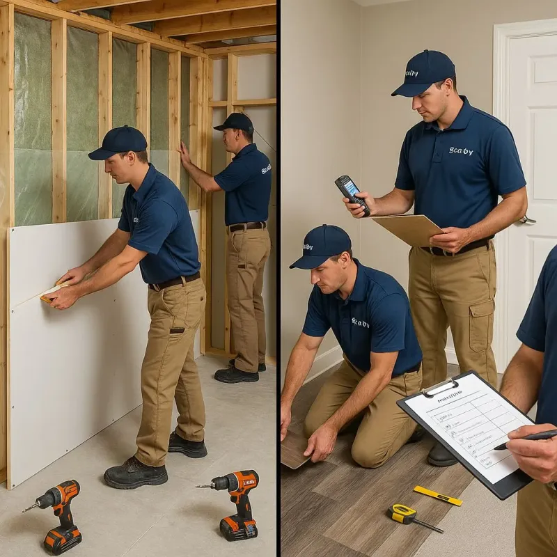 Repairs and Reconstruction process in Jaffrey, NH